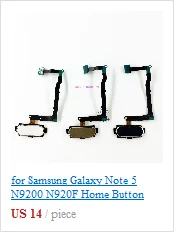 Для samsung Galaxy S7 G930/S7 Edge G935 Главная Кнопка+ датчик отпечатков пальцев клавиатура Меню Кнопка возврата шлейф