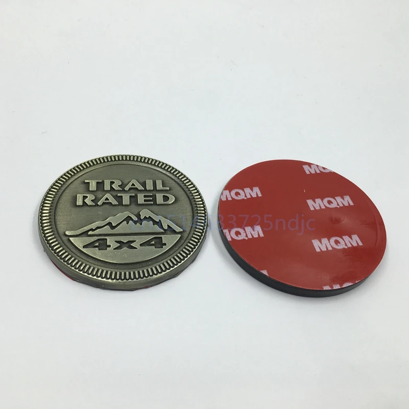 

Top Quality For 2014-2017 Jeep Cherokee 4X4 TRAIL RATED Trunk Tailgate Fender Emblem Badge Logo Nameplate