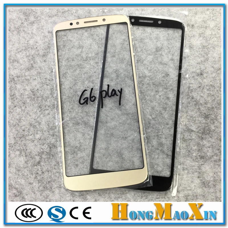 5 шт. лучшее качество LCD внешнее Переднее стекло для Motorola Moto G6 Play G6play XT1922 Замена