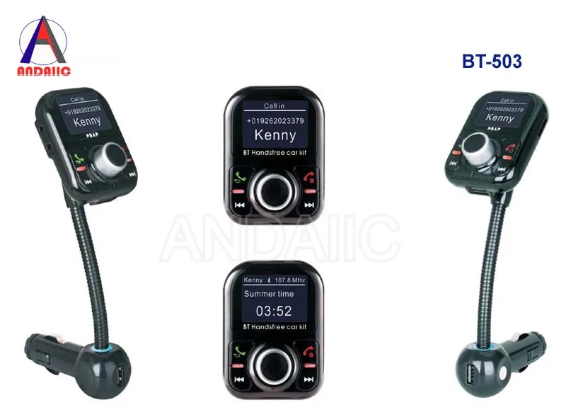 MP3 Автомобильный плеер Bluetooth автомобильный комплект громкой связи fm-передатчик 2A USB Мобильный телефон Быстрая зарядка
