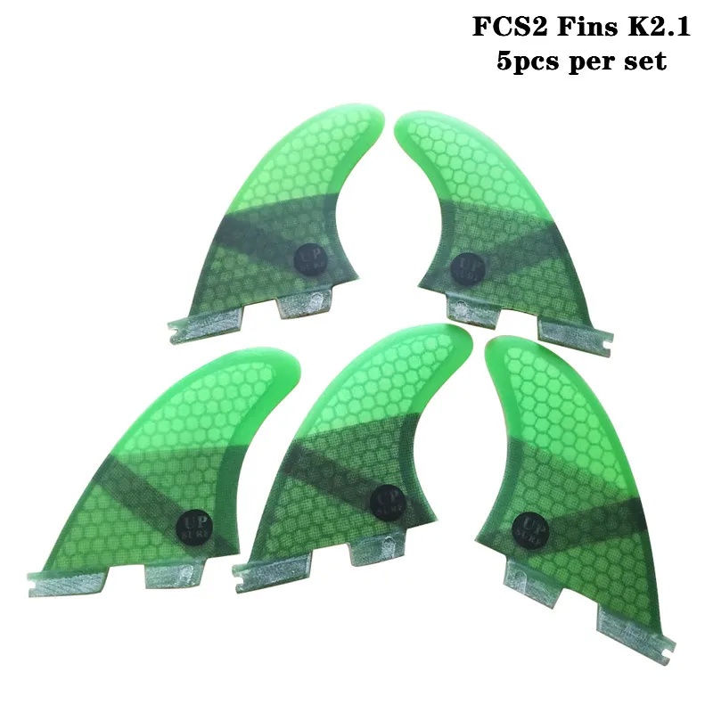 Ласты для серфинга FCSII K2.1 ласты с сотовой структурой из стекловолокна набор пяти