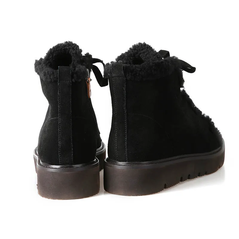 Женские ботинки теплые и удобные из хлопка кожаная обувь новинка 2019|Женские