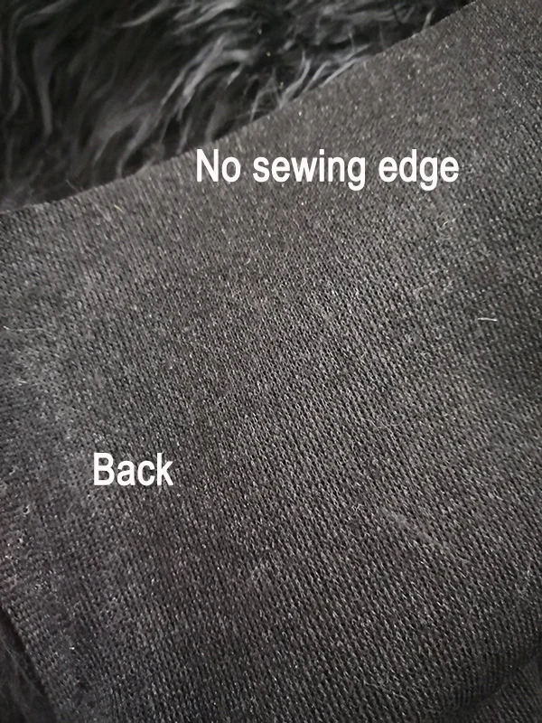 Черная меховая ткань для пальто жилета сцены косплея аксессуары DIY|Мех| |