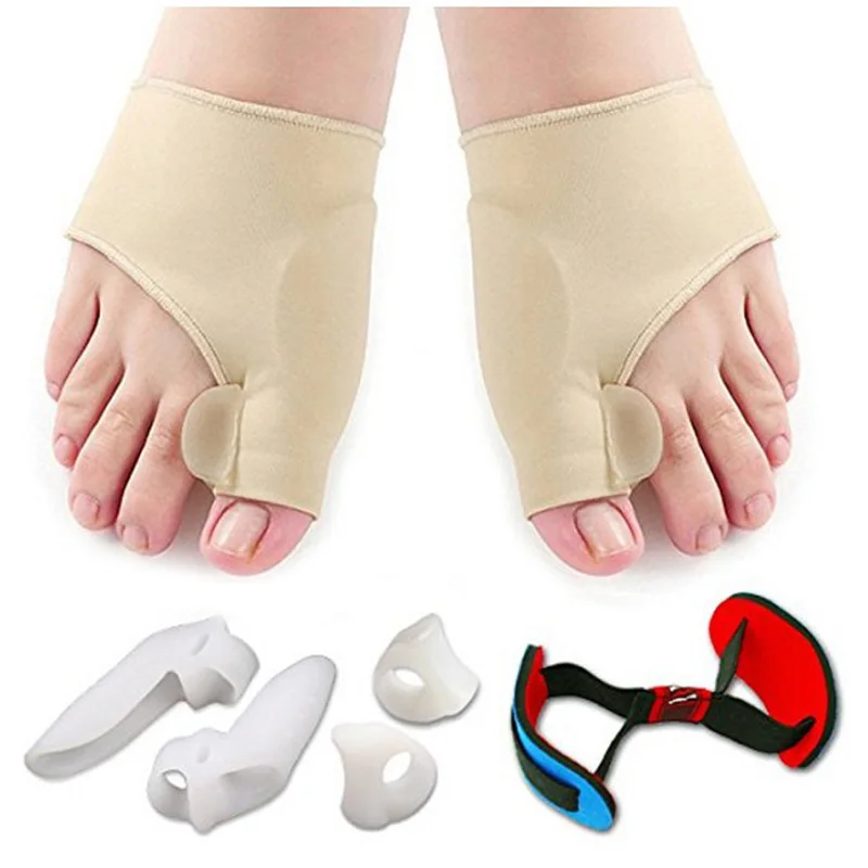 7 шт. ортопедические Bunion коррекция педикюр носки силиконовые вальгусный