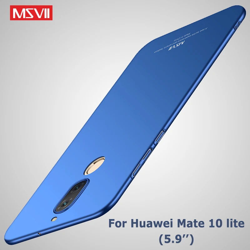 Huawei mate 10 Lite чехол бренд Msvii Тонкий чехол для huawei Nova 2i Чехол Жесткий PC Скраб чехол для huawei mate 10 Lite чехол s