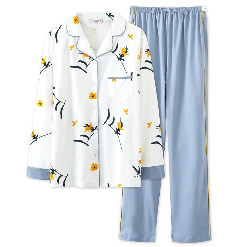 Комплект пижамный Женский хлопок цвет в ассортименте M L XL XXL 2 шт/комплект | Мать и