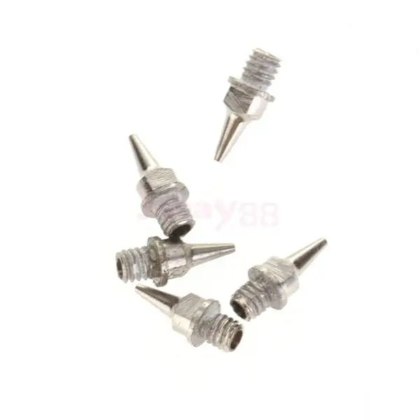 

5Pcs Tattoo Nozzle Replacement Stainless Steel 0.2mm for Airbrush