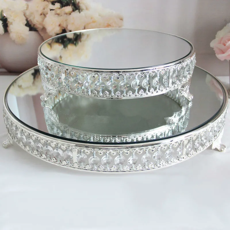 Бесплатная доставка кристаллические шарики подставка для свадебного торта с