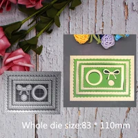 metal steel frames cutting dies circle bow knot lace diy scrap booking photo album embossing paper cards83110mm