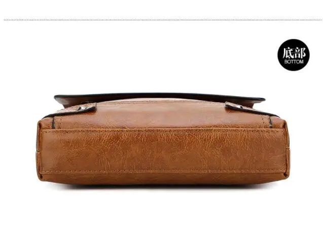 New Jeep Men's Bag Business Bag Men's Shoulder Messenger Bag Jeep Leather Casual Bag