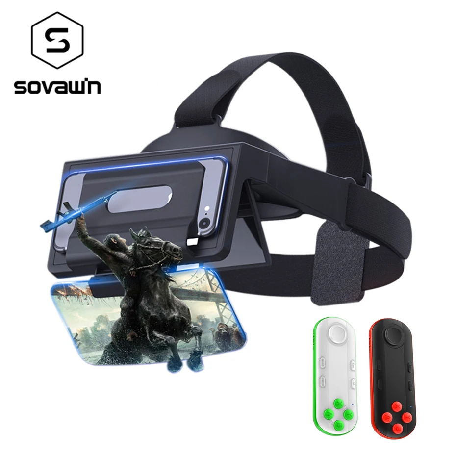 Sovawin AR очки 3D голографический экран Шлем проектор голограмм увеличенная