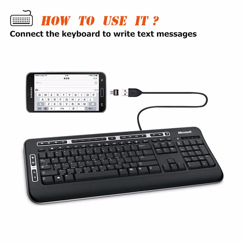 3 шт. OTG адаптер USB к Micro USB конвертер USB флэш-накопитель кабельный разъем для Android смартфон планшетный ПК с OTG