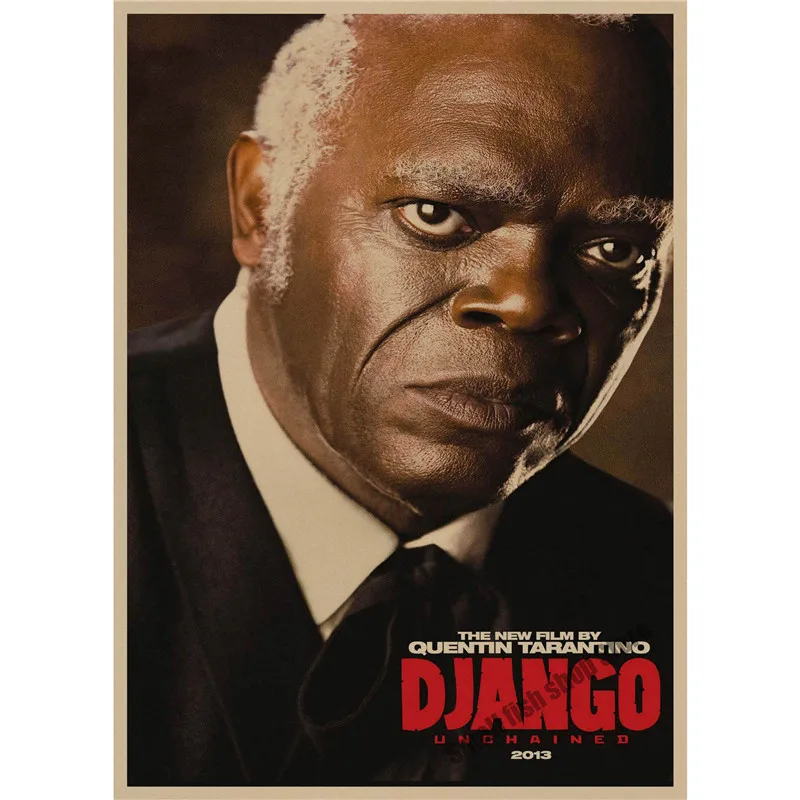 Армейский зеленый Django Unchained Квентин Тарантино ретро плакат, крафт-бумага, бумага для бара, кафе, домашний Декор, живопись, наклейка на стену - Цвет: Армейский зеленый
