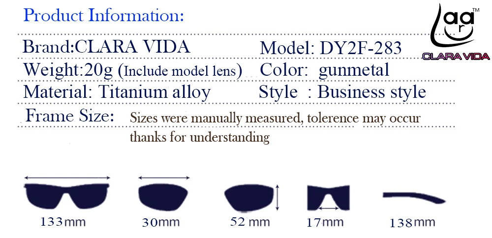 Оправа для глаз Gafas титановый ультра-светильник на заказ оптические очки чтения