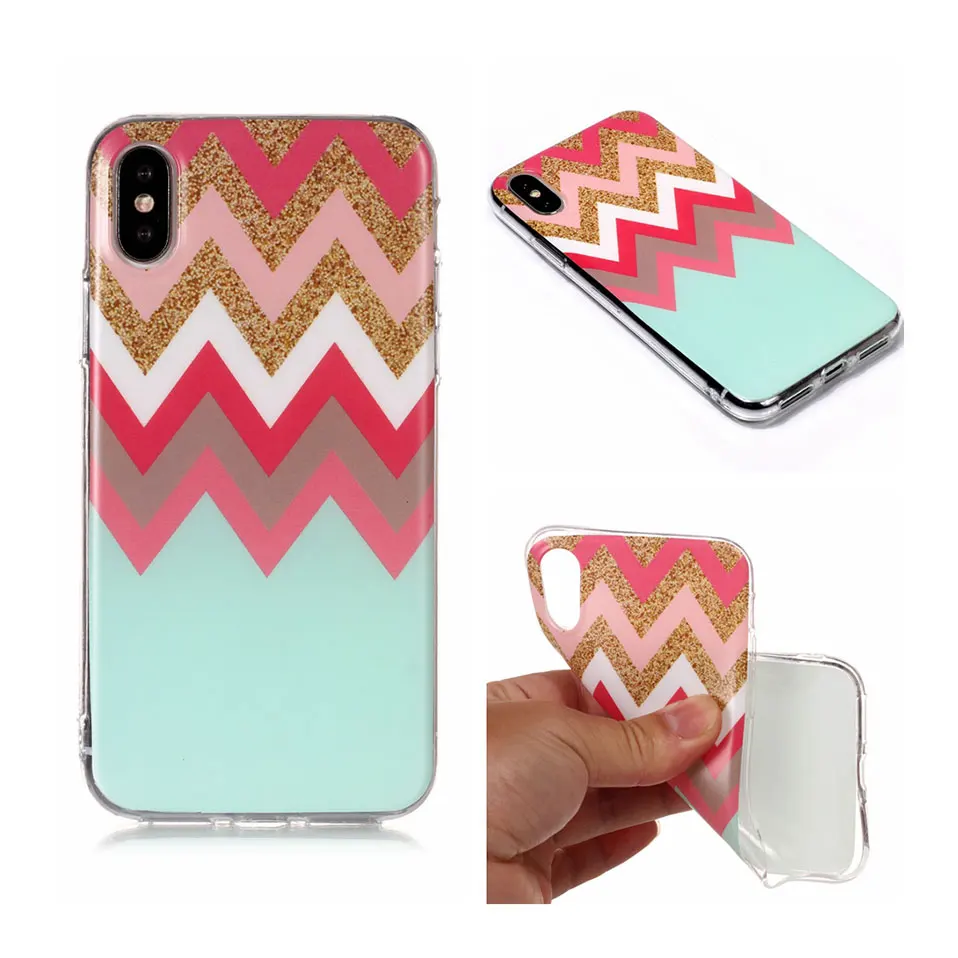 Цветок Силиконовые чехол для iPhone XS Max X XR Мода Цветочный 7 8 6 6s плюс корпус ТПУ