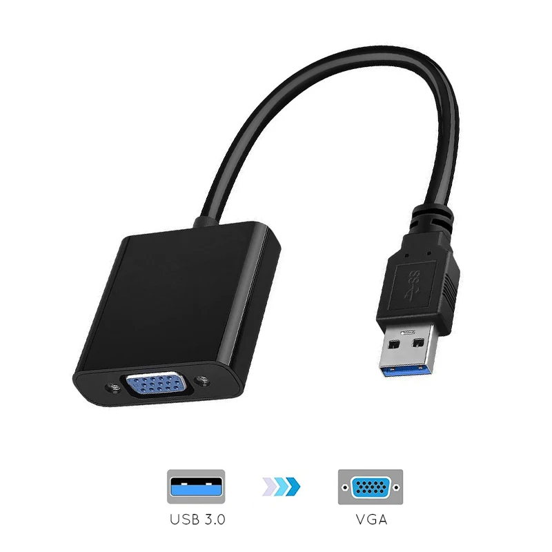 Адаптер с USB 3 0 на VGA для мультидисплея внешний драйвер 1080P видеографическая карта
