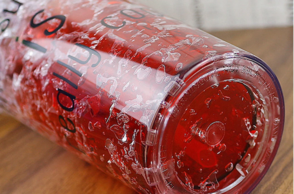 550 мл летняя Cola Shake Cup здоровый уплотнение письмо пластиковый стакан для льда чайник Прохладный сэндвич Еда Открытый путешествия питьевой воды 4 цвета