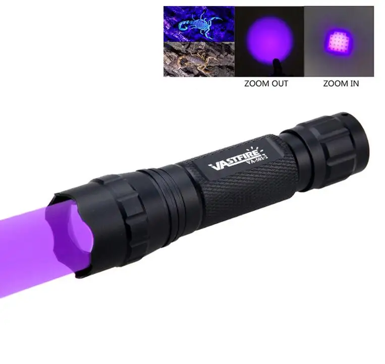 Package 1 (Violet) 6000LM УФ фиолетовый/зеленый/красный Q5 светодиодный масштабируемый светодиодный тактический вспышки светильник охотничий фонарь пистолет оружие, винтовка светильник фонарь Крепление страйкбол - Цвет: Package 1 (Violet)
