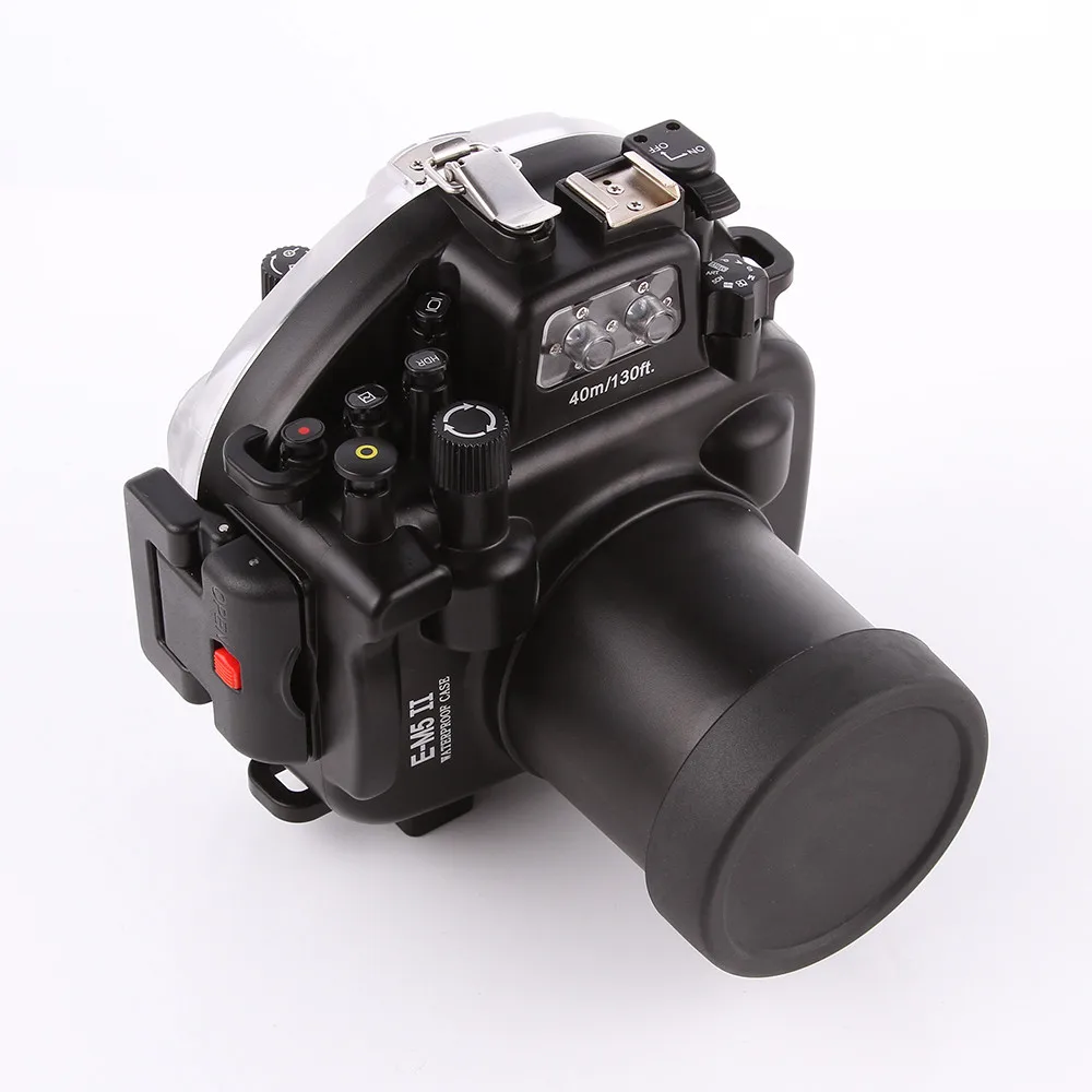 40 м 130 футов Водонепроницаемый чехол для подводной камеры для Olympus O-MD E-M5 Mark II OMD EM5II+ 12-50 f/3,5-6,3 объектив