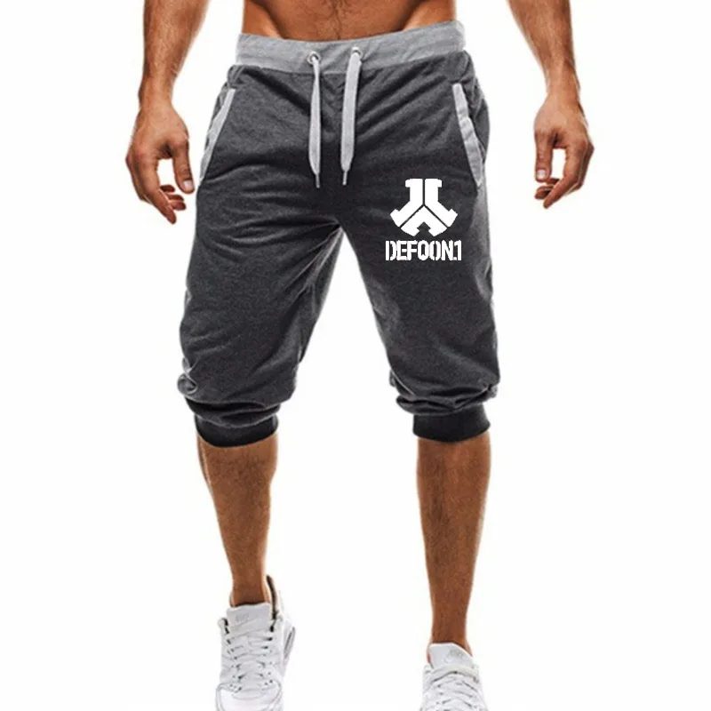 Новые мужские повседневные шорты с принтом однотонные большого размера на