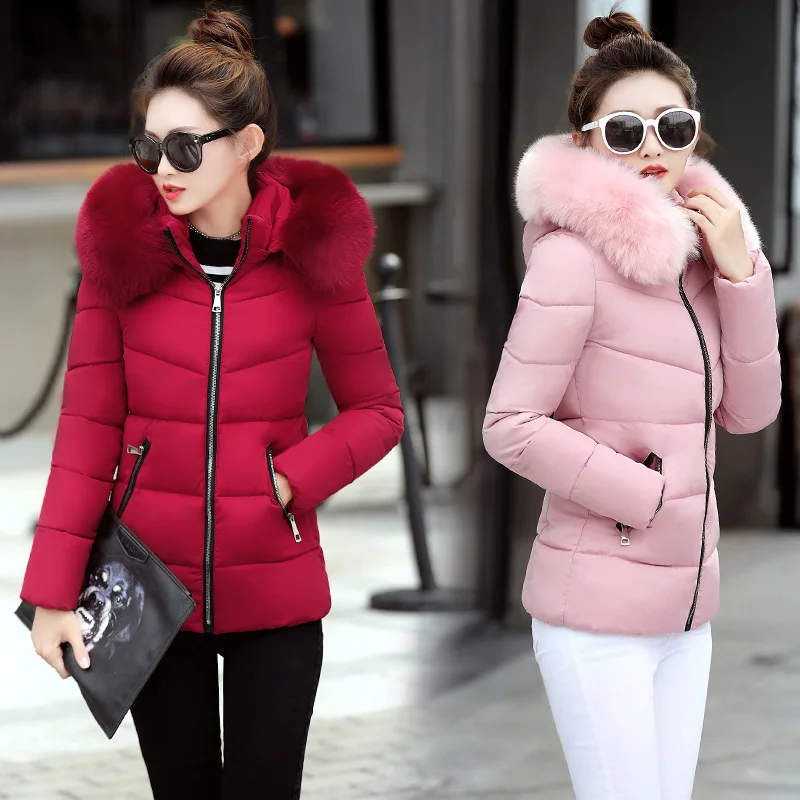 

Women Winter Coat Jacket Warm Woman Parkas Female Overcoat High Quality Quilting Cotton Coat 2018 New Winter Collection