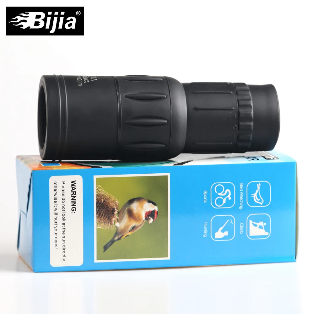 

Bijia 30x42 High Power Dual Focus Monoculo Optic Monocular Spyglass HD Spotting Scopes Professional Telescope