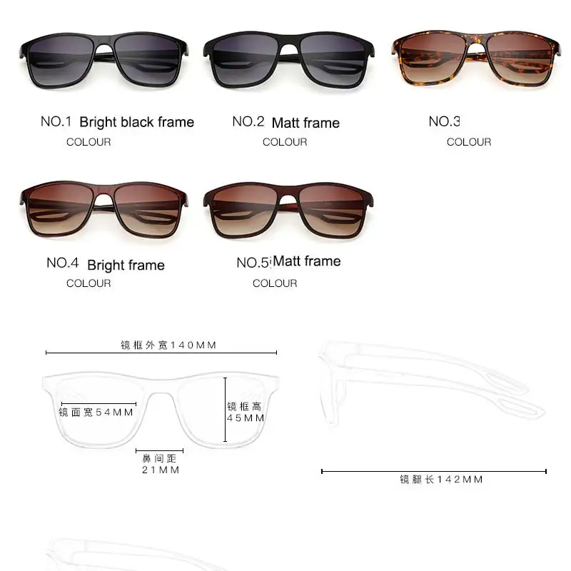 Градиентные солнцезащитные очки для мужчин 2018 высококачественные женские