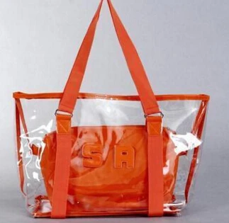 Transparent bag 2016 new summer Korean version of the beach jelly crystal shoulder | Багаж и сумки