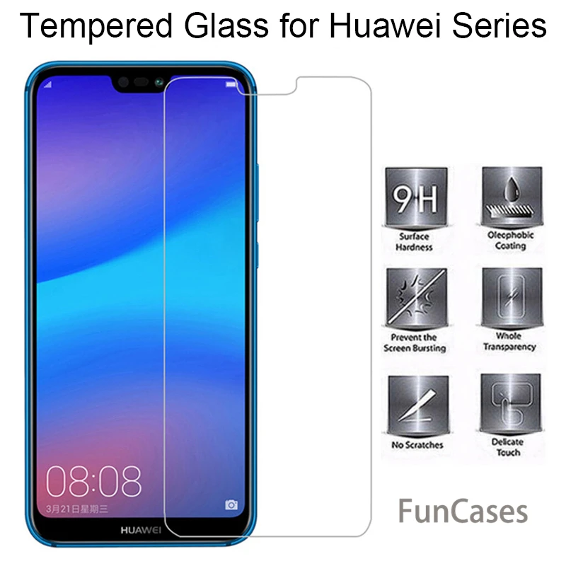 Прозрачный Экран Стекло для huawei P20 Lite P10 плюс 9 H стекло высокой четкости на P8 P9 2017