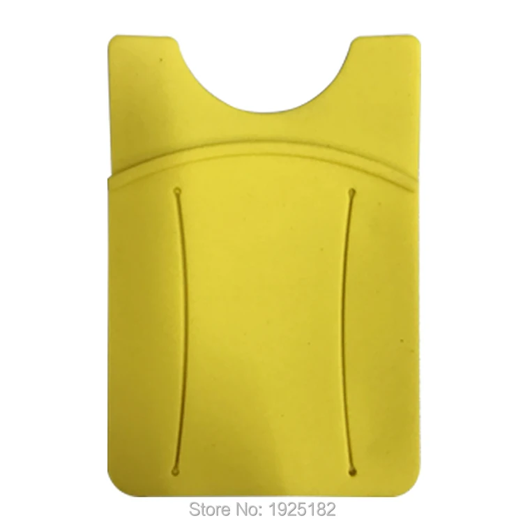 Мужской женский силиконовый кошелек для телефонов с прорезь пальца кредитная