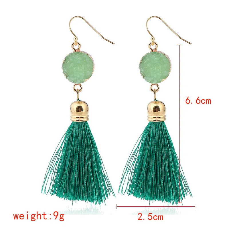 Модные ювелирные изделия ручной работы разноцветные полимерные серьги с