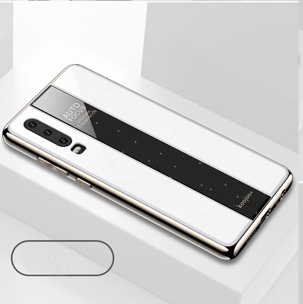 White KaiNuEn coque, чехол, чехол, для Xiaomi mi 9 mi 9 9Se роскошный блестящий супер закаленное стекло для задней панели телефона 360 чехол s - Цвет: White