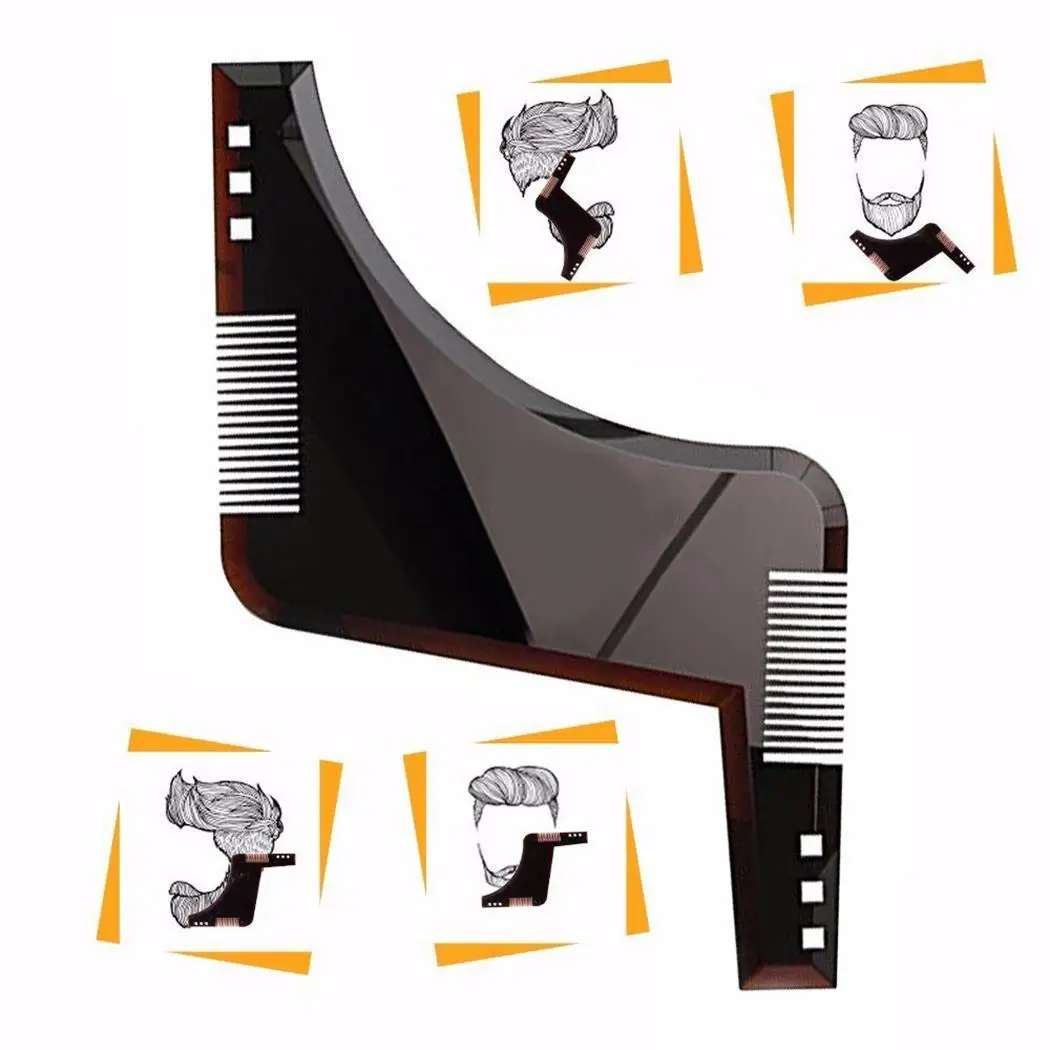 Двухсторонний гребень для укладки бороды качественный мужчин борода с