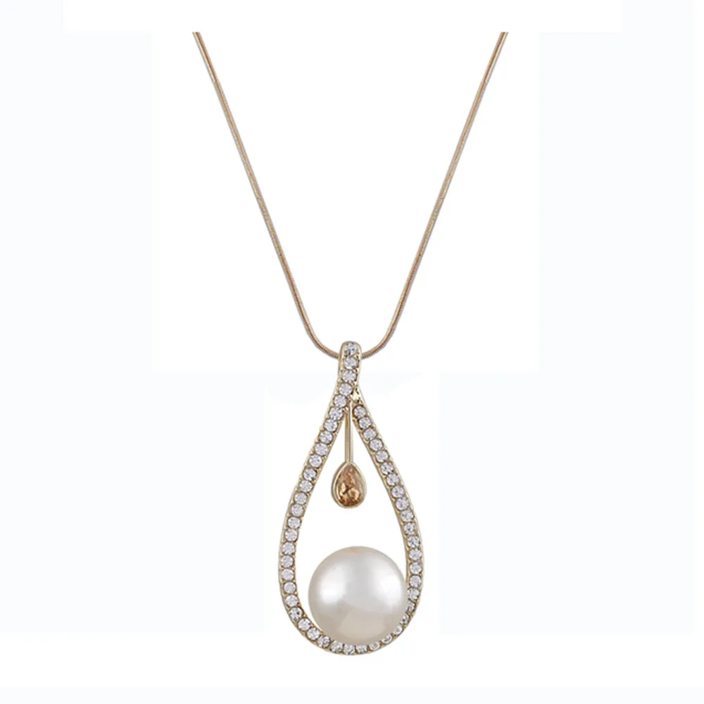 

Long Pendants for Women Collier Femme Geometric Statement Colar Maxi Fashion