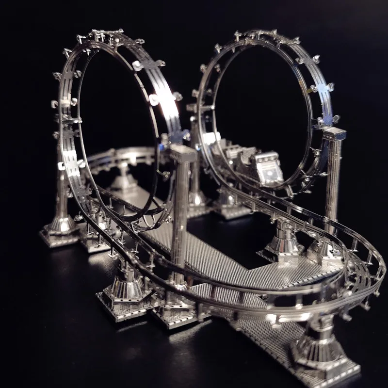Горки HKNANYUAN 3D металлическая сборочная модель развлекательные объекты игрушки