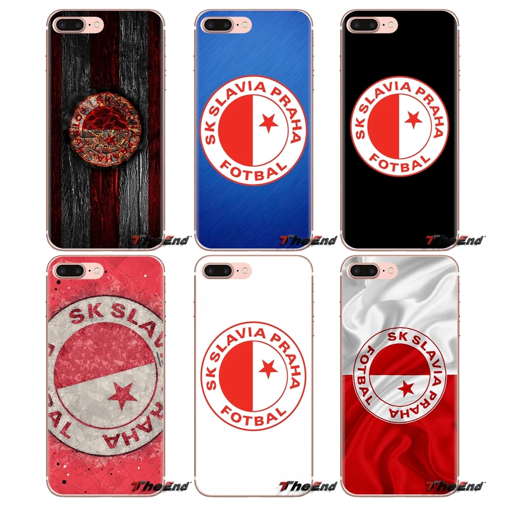 Sk Slavia Praha спортивные Чехлы для samsung Galaxy S3 S4 S5 Mini S6 S7 Edge S8 S9 S10 Plus Note 3 4 5 8 9 Мягкие