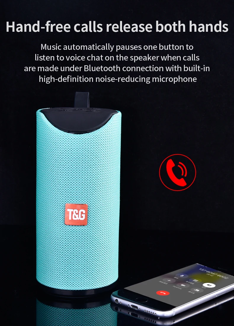 TG Bluetooth динамик портативный Открытый громкий динамик беспроводной мини Колонка 3D 10 Вт стерео музыка объемный Поддержка FM TFCard бас-бокс