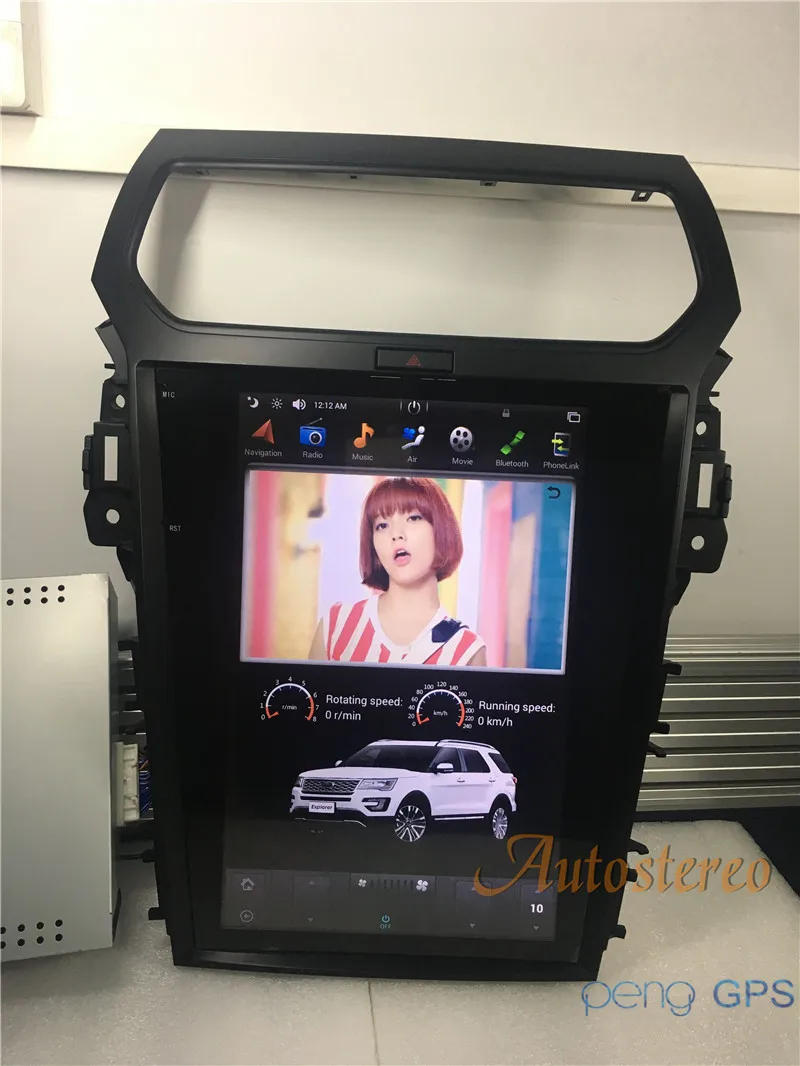 ANDR 8,1 4+ 64g Tesla стиль автомобильный dvd-плеер gps навигация Android для Ford Explorer 2011- стерео Авто головное устройство мультимедиа