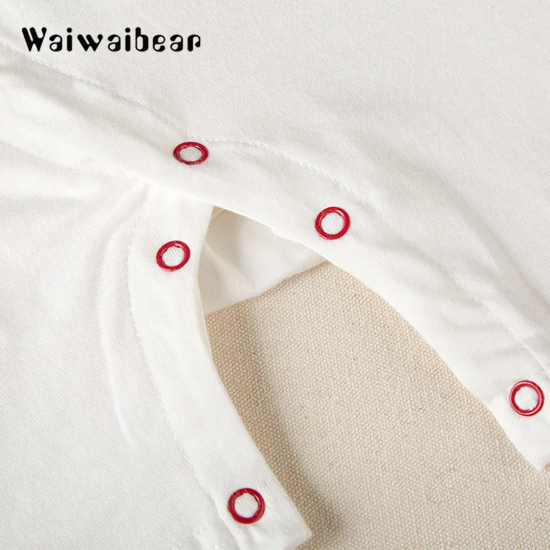 Комбинезоны с круглым вырезом для новорожденных милые комбинезоны надписью I Love