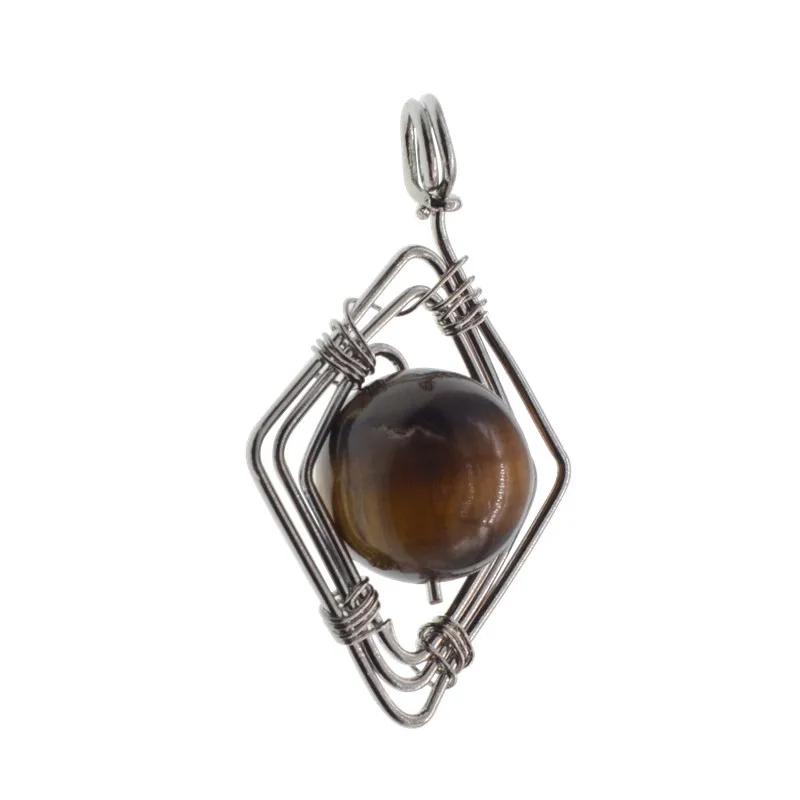 High Quality Wholesale 5pcs\lot Gem stone Pendant Stone Beads for Charms Necklace Bracelet DIY fashion Jewelry | Украшения и