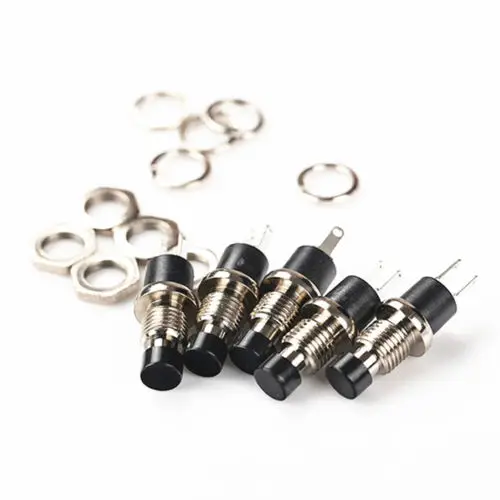 5 шт. черный без блокировки кнопка включения/выключения нажмите кнопку сброса PBS