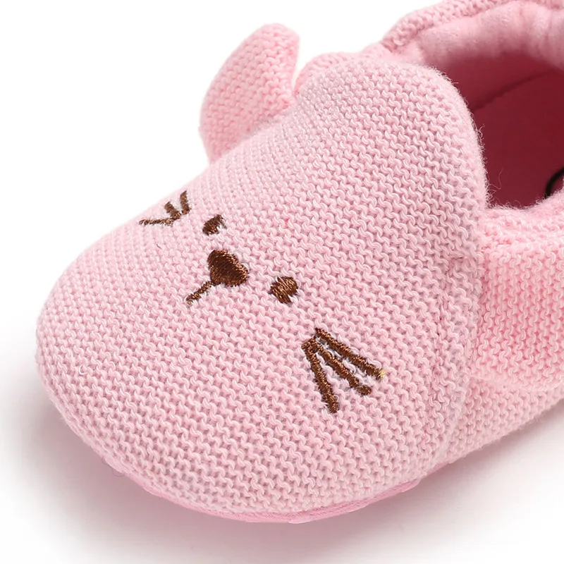 Brand New Toddler Newborn Baby Crawling Shoes Boy Girl Lamb Slippers Prewalker Trainers Fur Winter Animal Ears First Walker
