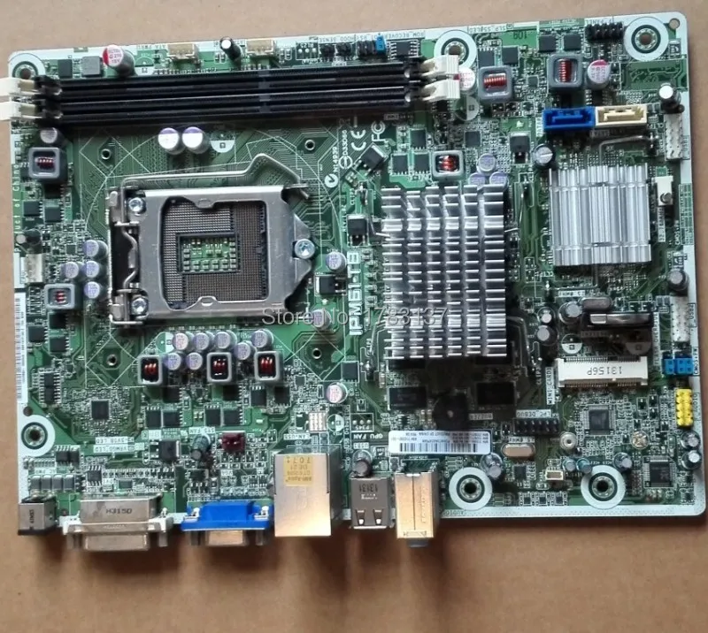 Тест перед отправкой H61 LGA 1155 19V DC системная плата для IPM61 TB 712291 001|Материнские