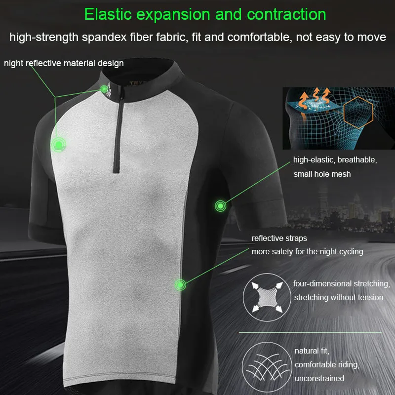 Cycling Jersey Set MTB Clothing Men Mountain Bike Bicycle Clothes Maillot Ropa Ciclismo Sets M-5XL | Спорт и развлечения