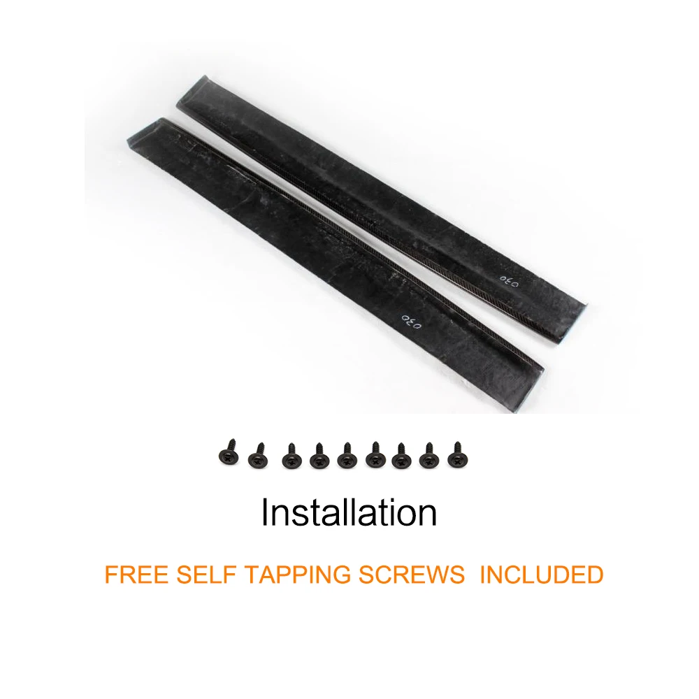 Черные боковые юбки из углеродного волокна подгузники для Benz Smart Fortwo 2012 2015|carbon