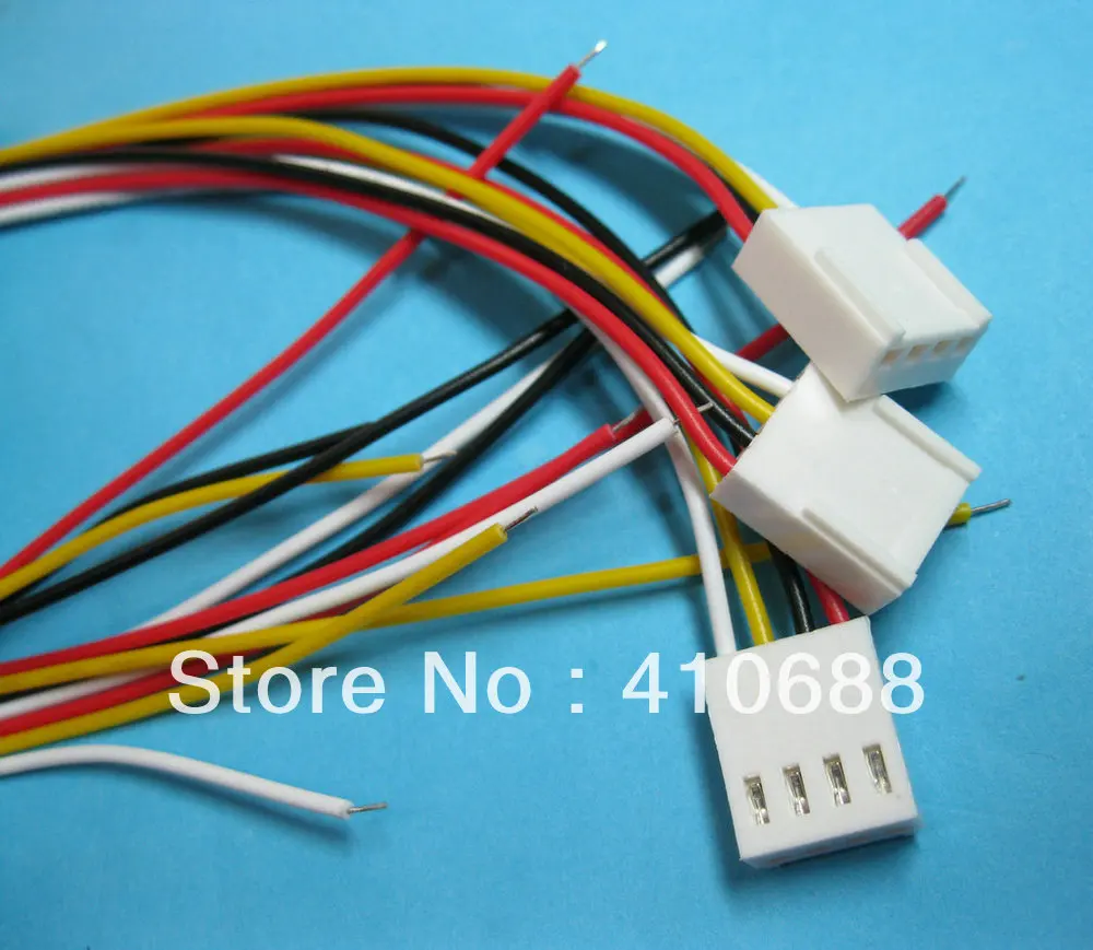 10 шт. 2510 шаг 2 54 мм 4 контактный гнездовой разъем с кабелем 26AWG 300 мм|connector testing|connector