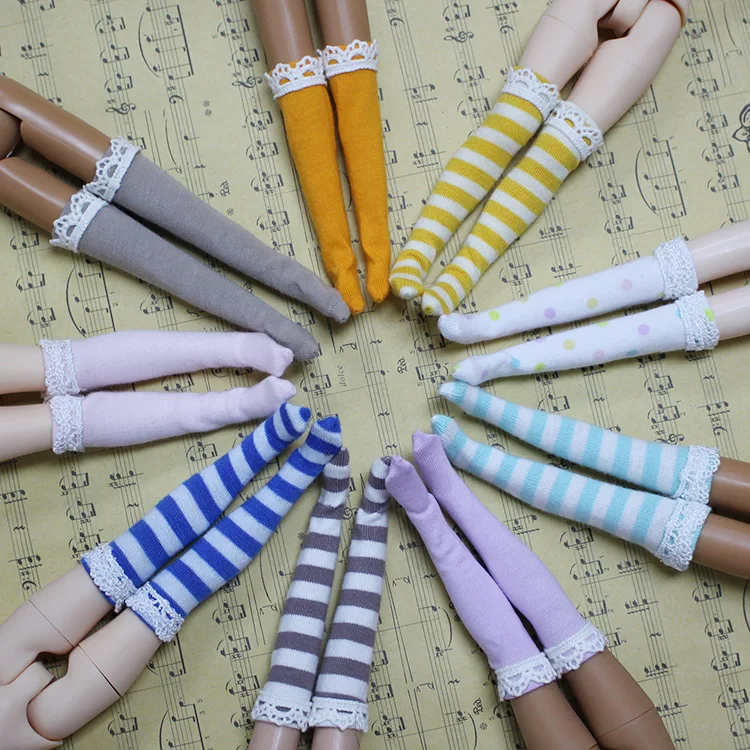Кружевной чулок для кукол Azone Pullip кукла Licca носки аксессуары одежды 1/6|doll stockings|doll