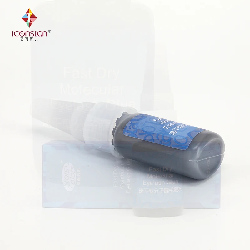 

ICONSIGN 20 bottles/lot Wholesale 15ml/bottle professional eyelash adhesive Low Odor hold 4 to 5 weeks long