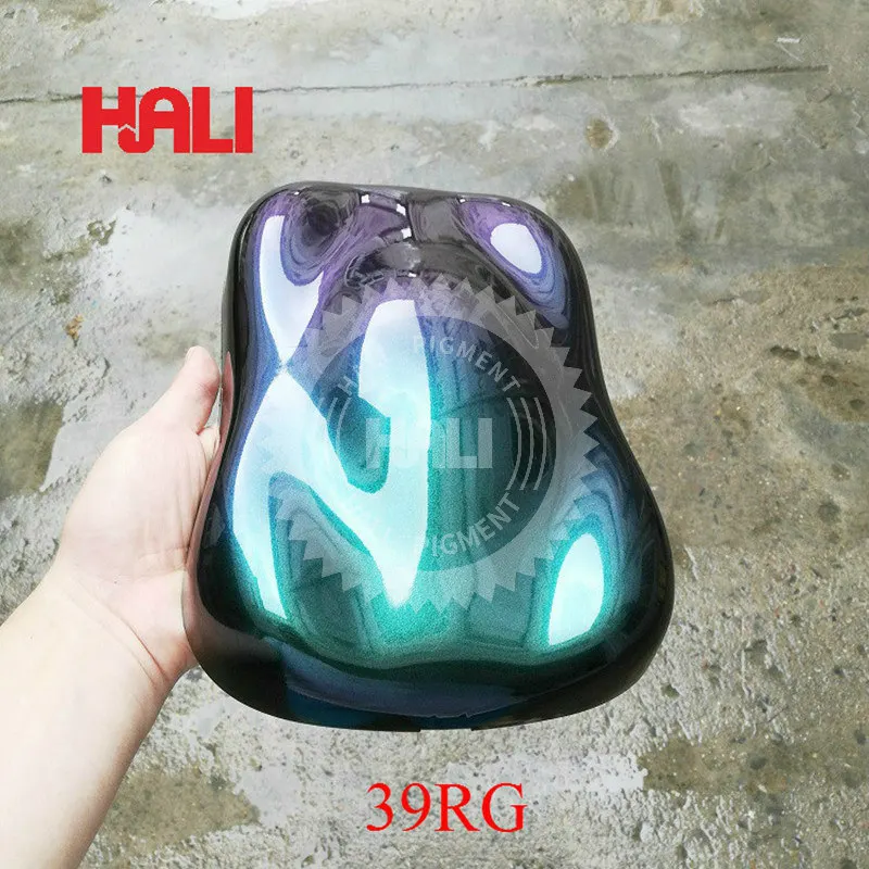 Хамелеон пигмент пудра хамелеон цветной флип порошок товар: 39CS цвет: голубой