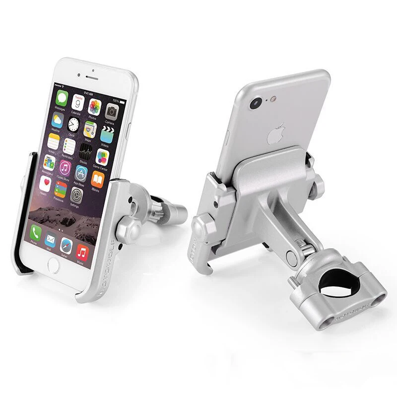 Aluminum Alloy Motorcycle Phone Stand Holder For iPhoneX 8 7 6s Support Telephone Moto Bracket GPS Bike Handlebar | Мобильные
